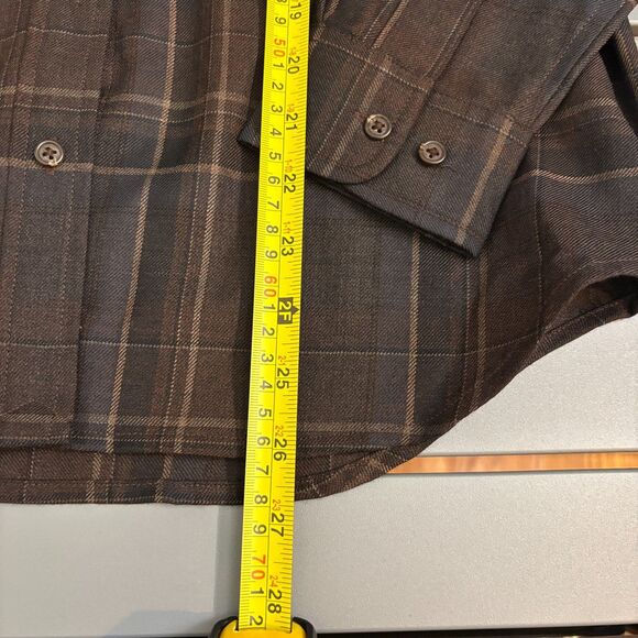 Lauren Ralph Lauren 2 Piece Shirt & Pants Womens M/8 Brown Plaid Wool Button Up - Picture 10 of 16